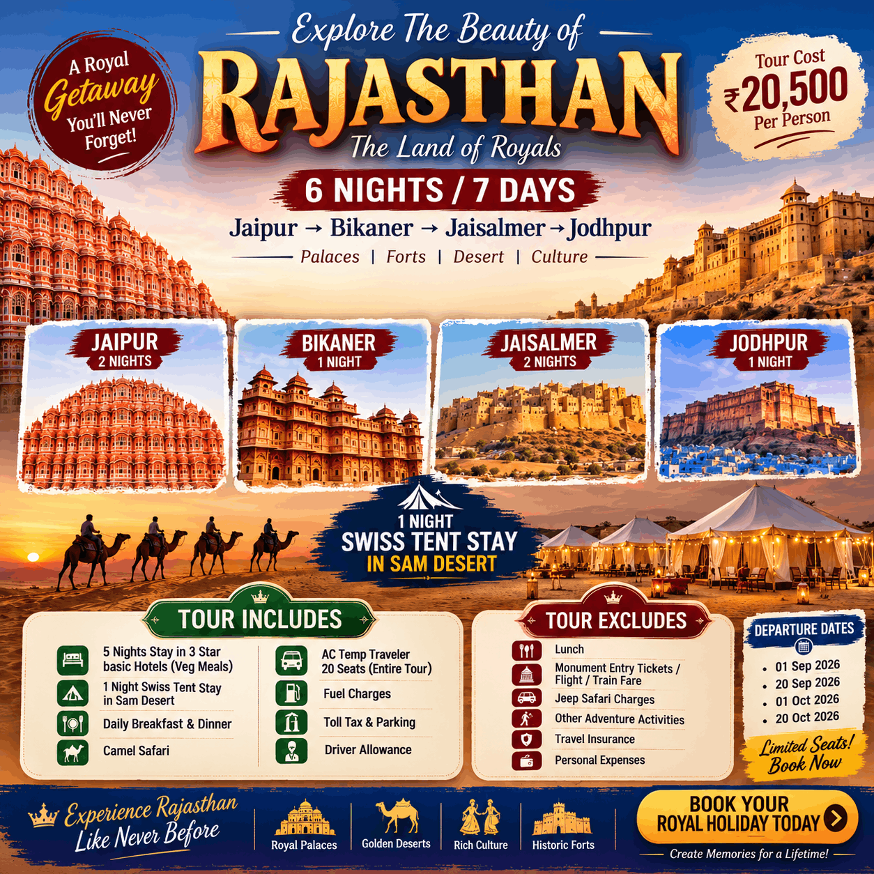 Experience the Royal Heritage of Rajasthan